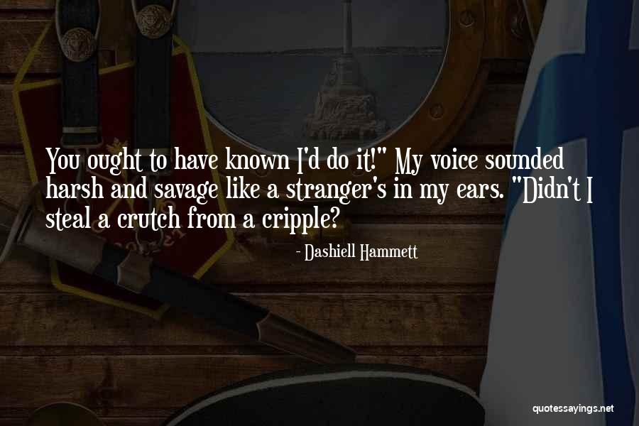 Prochnika Quotes By Dashiell Hammett Prochnika Quotes By Dashiell Hammett