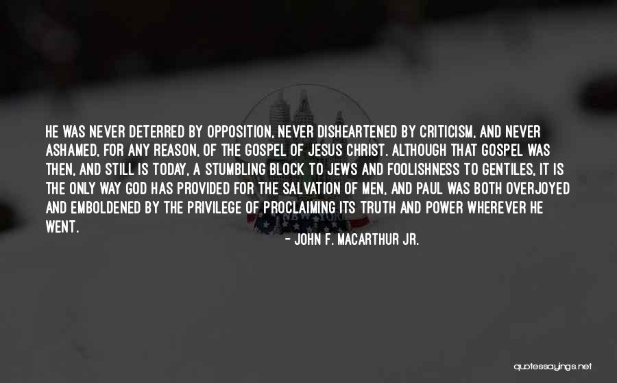 Proclaiming The Gospel Quotes By John F. MacArthur Jr.