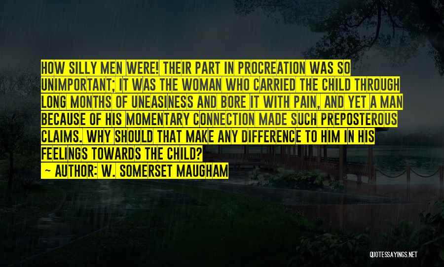 Procreation Quotes By W. Somerset Maugham