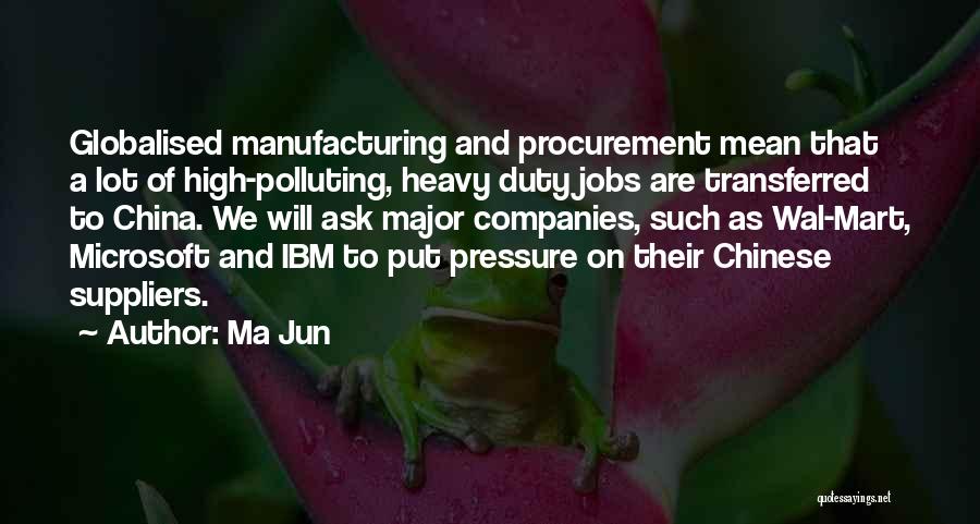 Procurement Quotes By Ma Jun