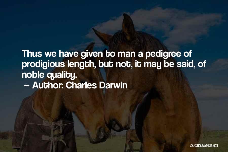 Prodigious Quotes By Charles Darwin