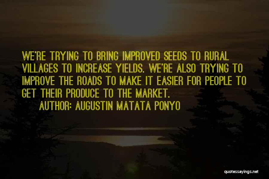 Produce Market Quotes By Augustin Matata Ponyo