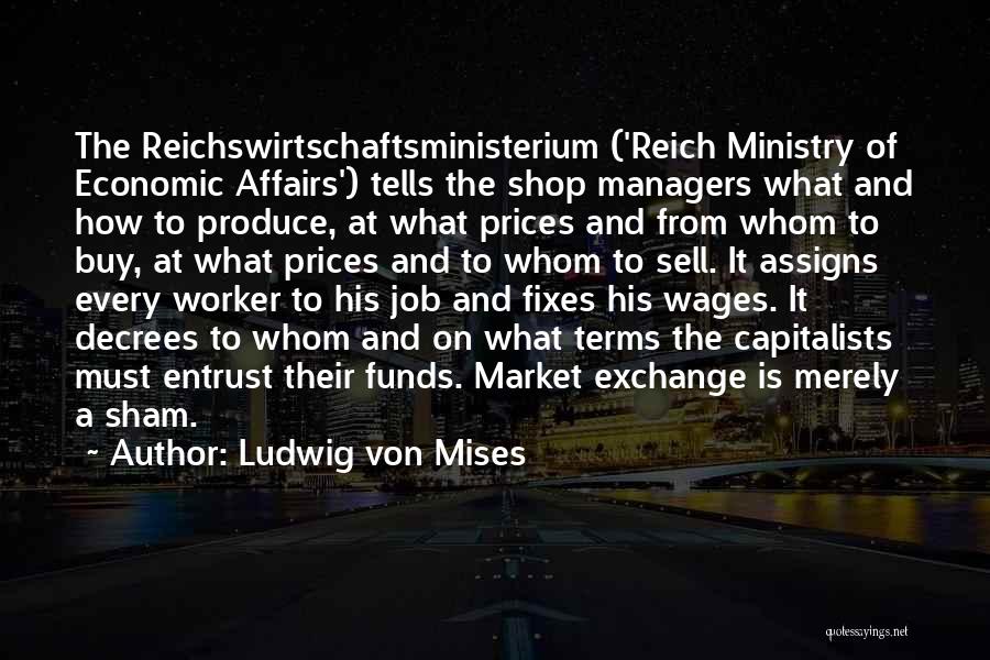 Produce Market Quotes By Ludwig Von Mises