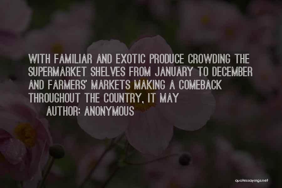 Produce Quotes By Anonymous