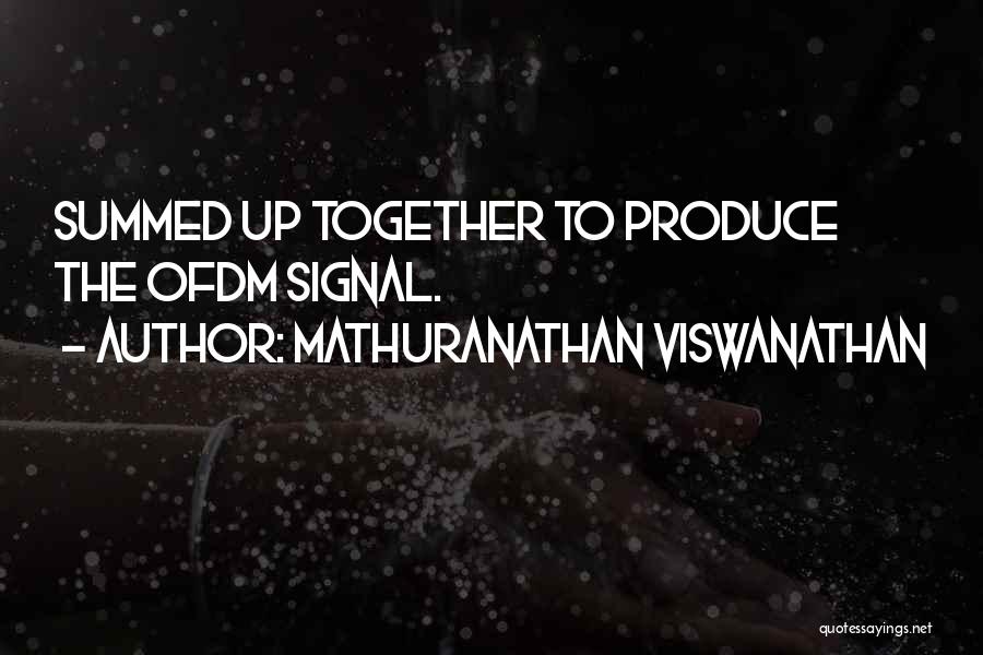 Produce Quotes By Mathuranathan Viswanathan