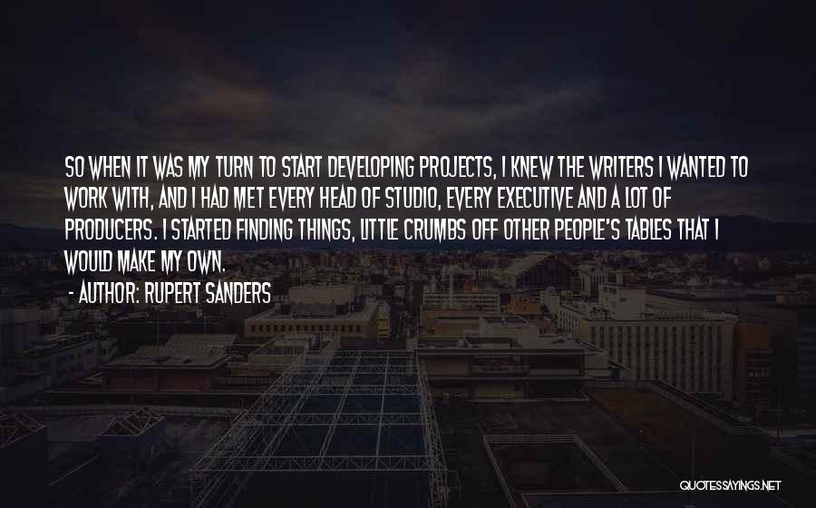Producers Quotes By Rupert Sanders