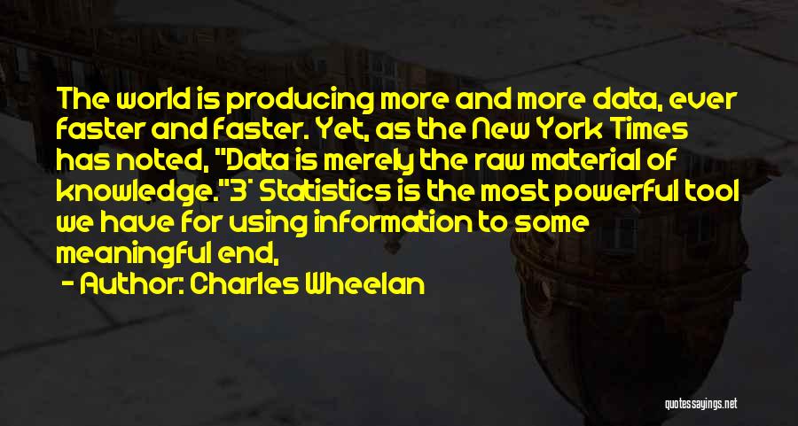 Producing Knowledge Quotes By Charles Wheelan