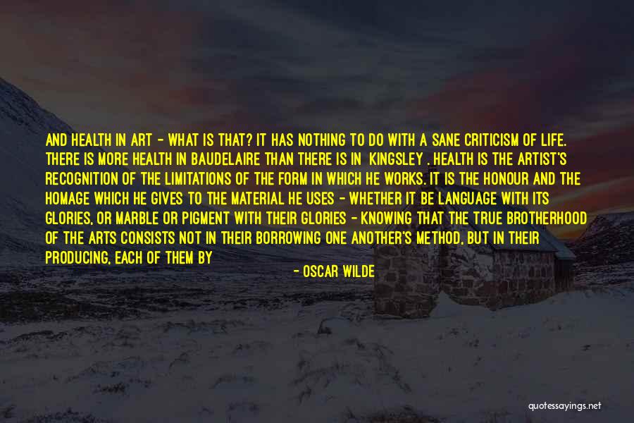 Producing Music Quotes By Oscar Wilde