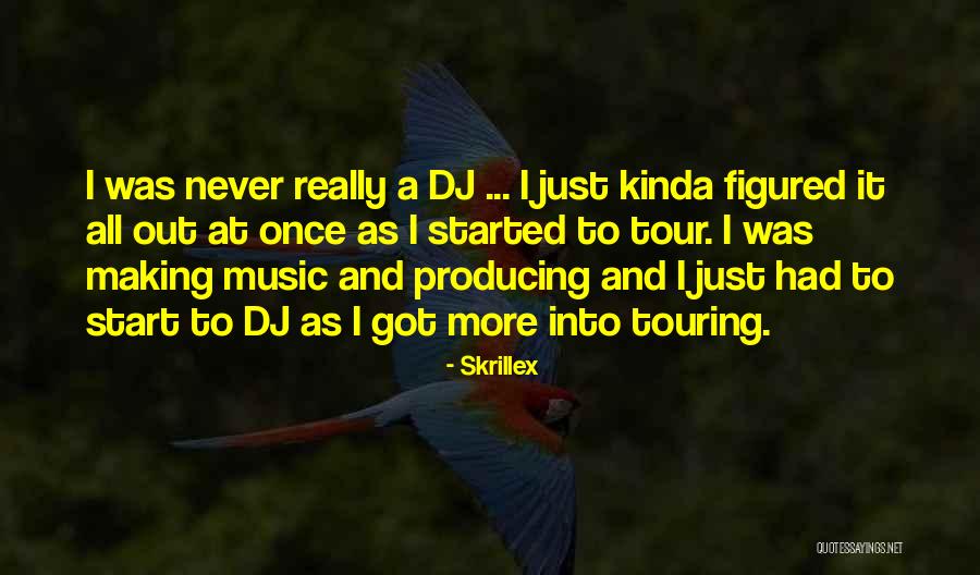 Producing Music Quotes By Skrillex