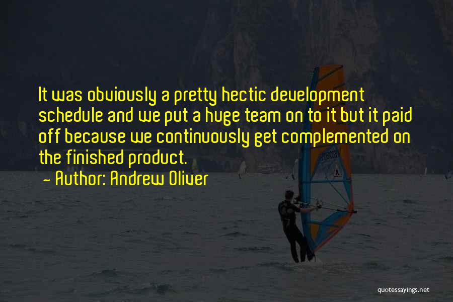 Product Development Quotes By Andrew Oliver