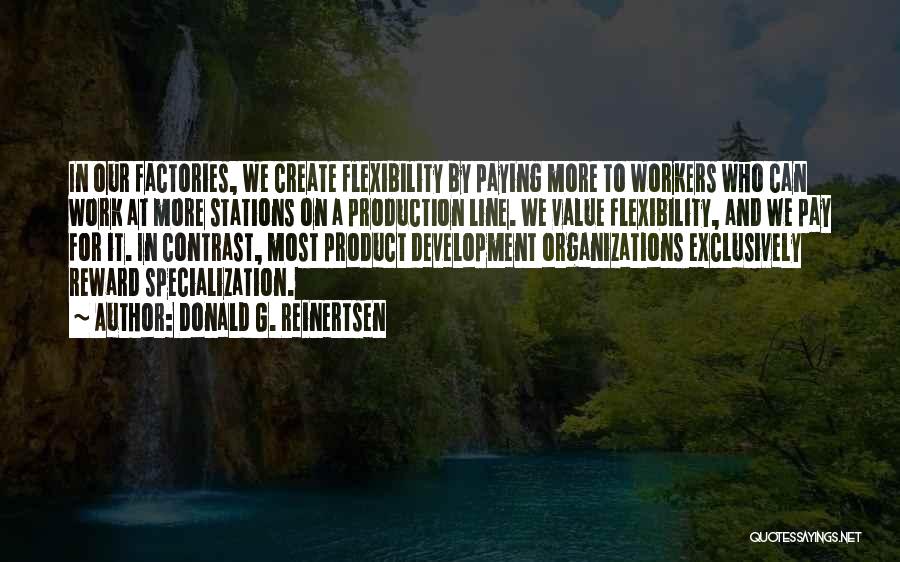 Product Development Quotes By Donald G. Reinertsen