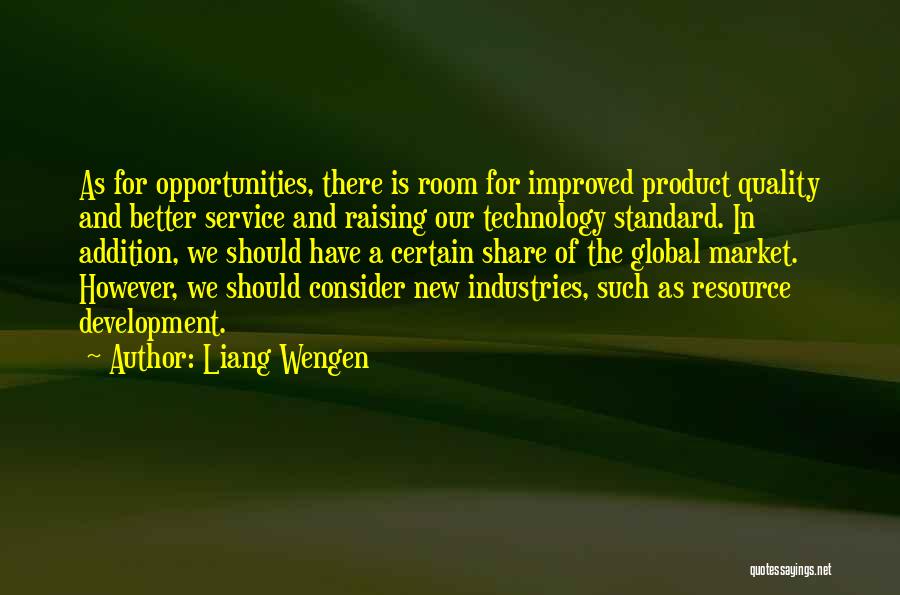 Product Development Quotes By Liang Wengen