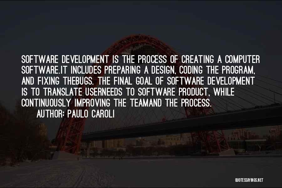 Product Development Quotes By Paulo Caroli