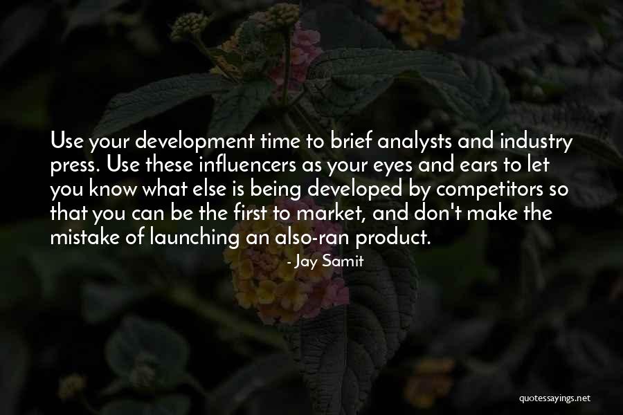 Product Launching Quotes By Jay Samit