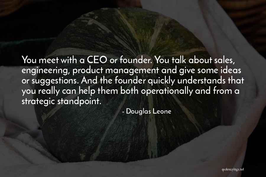 Product Management Quotes By Douglas Leone