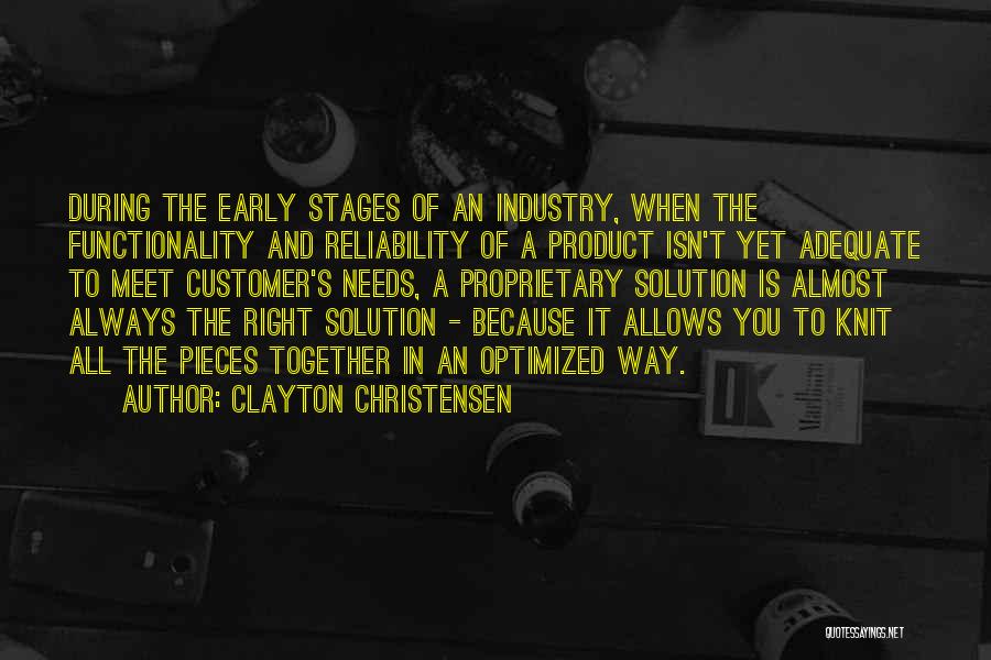 Product Reliability Quotes By Clayton Christensen