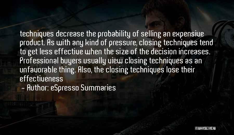 Product Selling Quotes By ESpresso Summaries