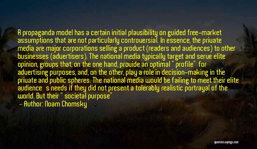 Product Selling Quotes By Noam Chomsky