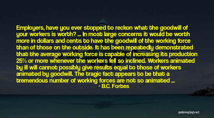 Production Number Quotes By B.C. Forbes Production Number Quotes By B.C. Forbes