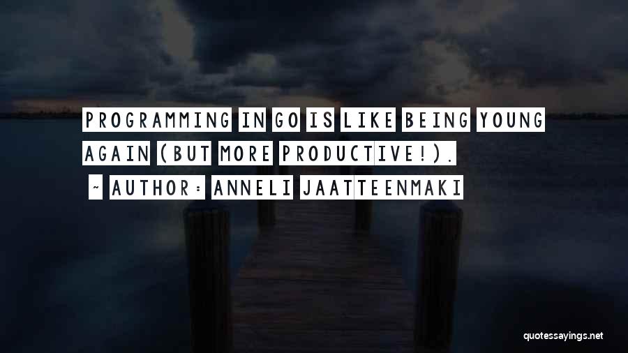 Productive Quotes By Anneli Jaatteenmaki