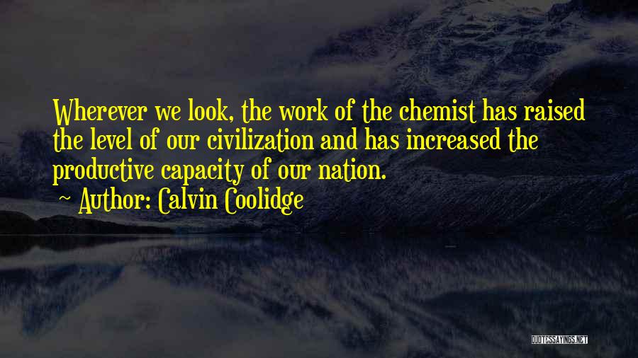 Productive Work Quotes By Calvin Coolidge