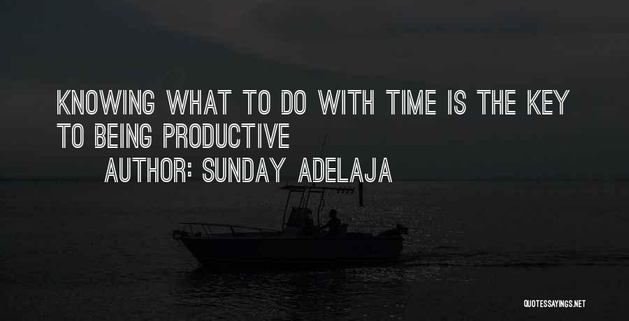 Productive Work Quotes By Sunday Adelaja