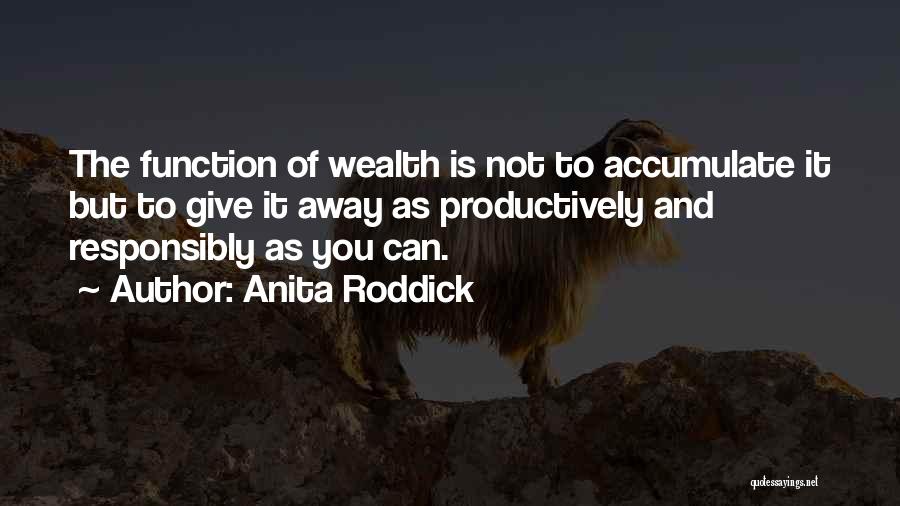 Productively Quotes By Anita Roddick