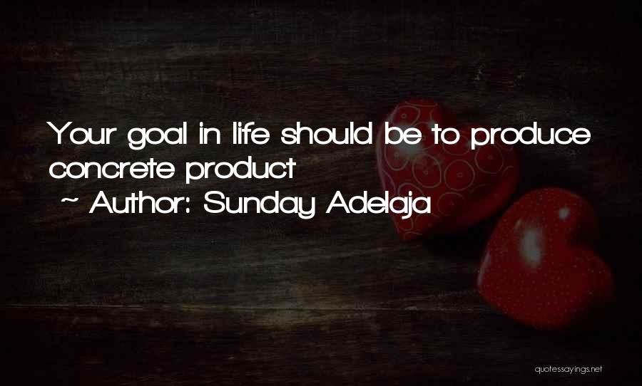 Productivity In Life Quotes By Sunday Adelaja