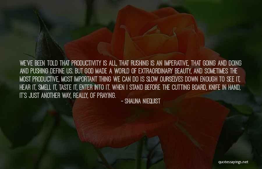 Productivity Quotes By Shauna Niequist