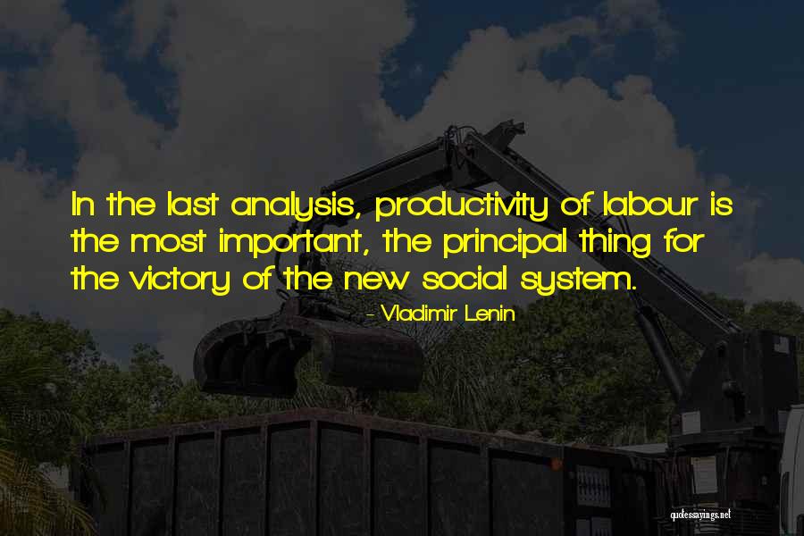 Productivity Quotes By Vladimir Lenin