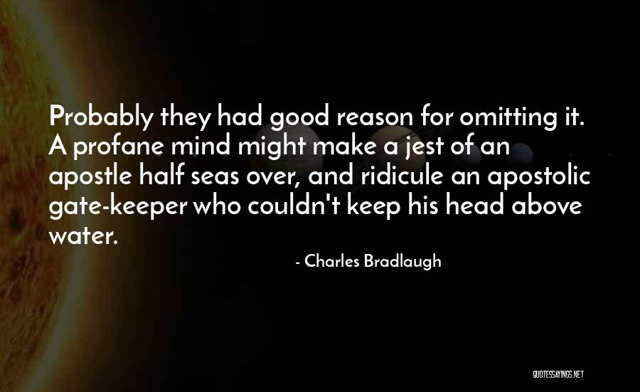 Profane Quotes By Charles Bradlaugh