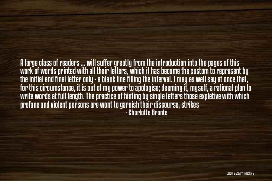 Profane Words Quotes By Charlotte Bronte Profane Words Quotes By Charlotte Bronte