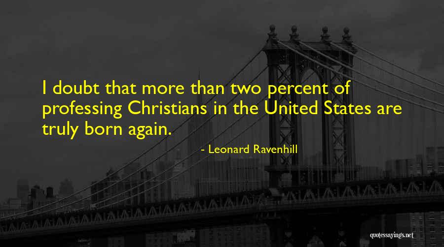 Professing Christian Quotes By Leonard Ravenhill