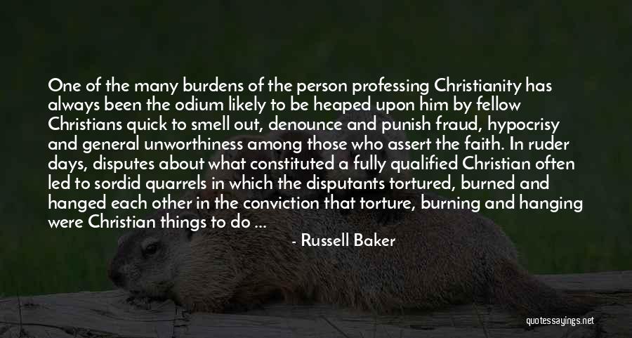 Professing Christian Quotes By Russell Baker