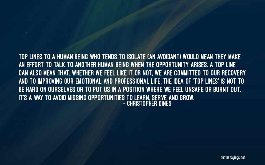 Professional Behaviour Quotes By Christopher Dines Professional Behaviour Quotes By Christopher Dines