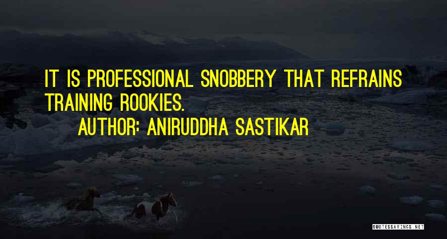 Professionalism Quotes By Aniruddha Sastikar