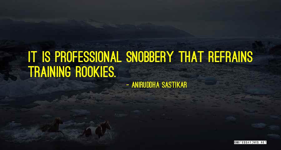 Professionalism Quotes By Aniruddha Sastikar