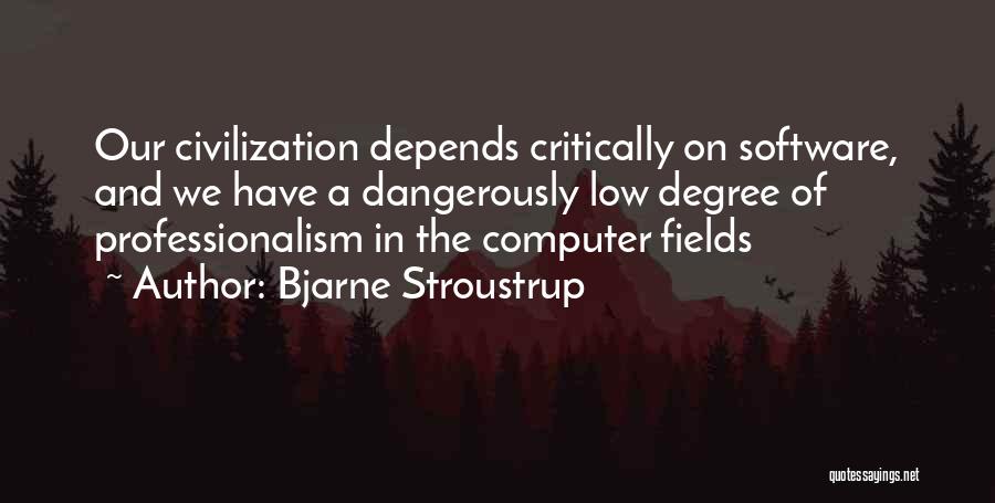 Professionalism Quotes By Bjarne Stroustrup