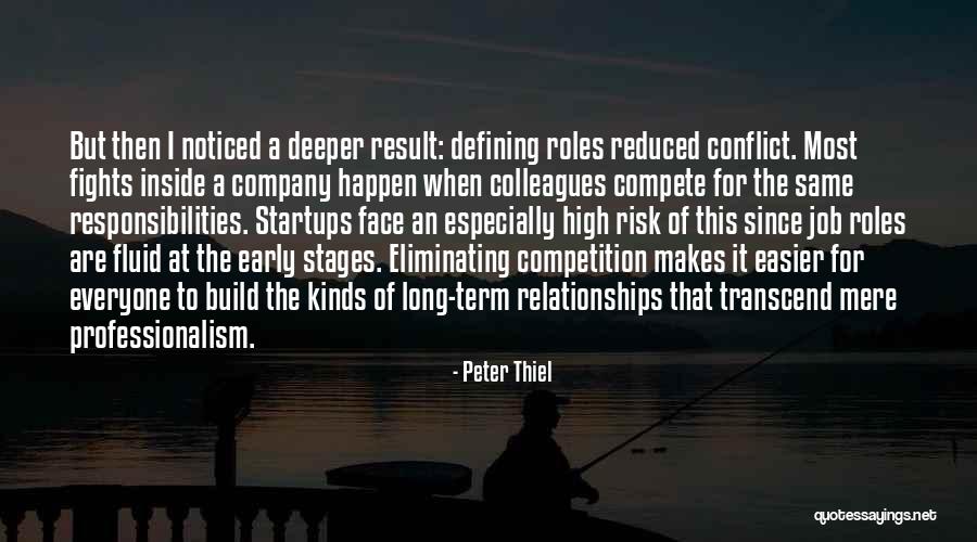 Professionalism Quotes By Peter Thiel