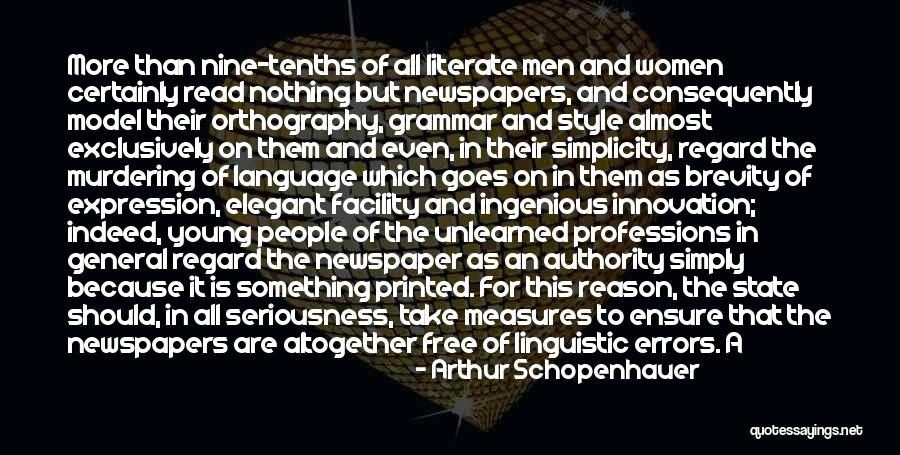 Professions Quotes By Arthur Schopenhauer Professions Quotes By Arthur Schopenhauer