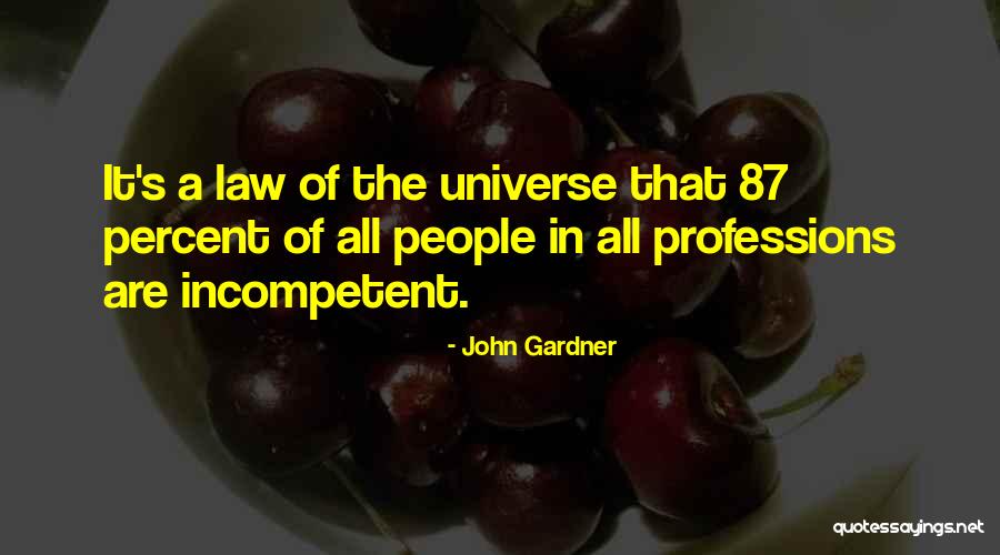 Professions Quotes By John Gardner Professions Quotes By John Gardner