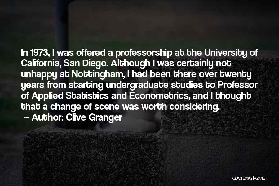 Professorship Quotes By Clive Granger