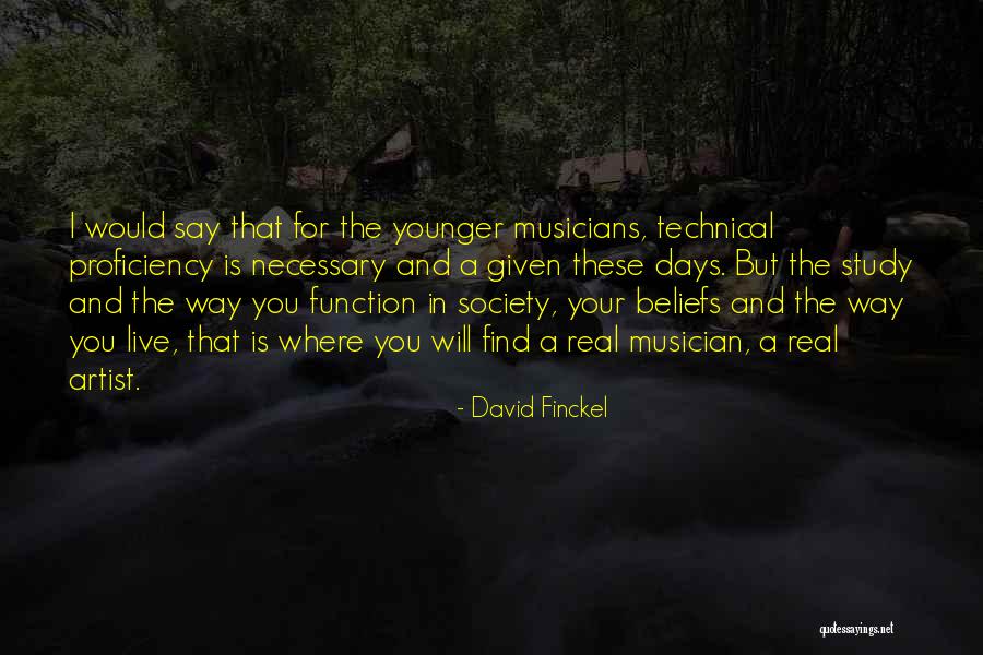 Proficiency Quotes By David Finckel