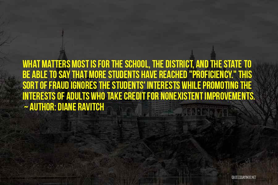 Proficiency Quotes By Diane Ravitch