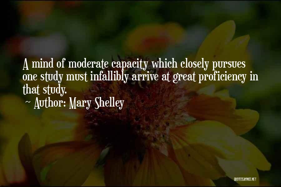 Proficiency Quotes By Mary Shelley
