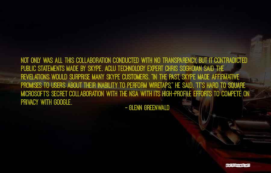 Profile Quotes By Glenn Greenwald