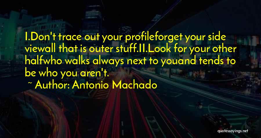 Profile View Quotes By Antonio Machado