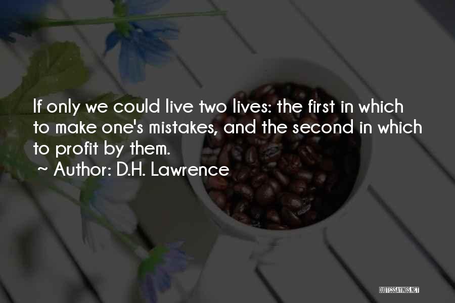 Profit First Quotes By D.H. Lawrence