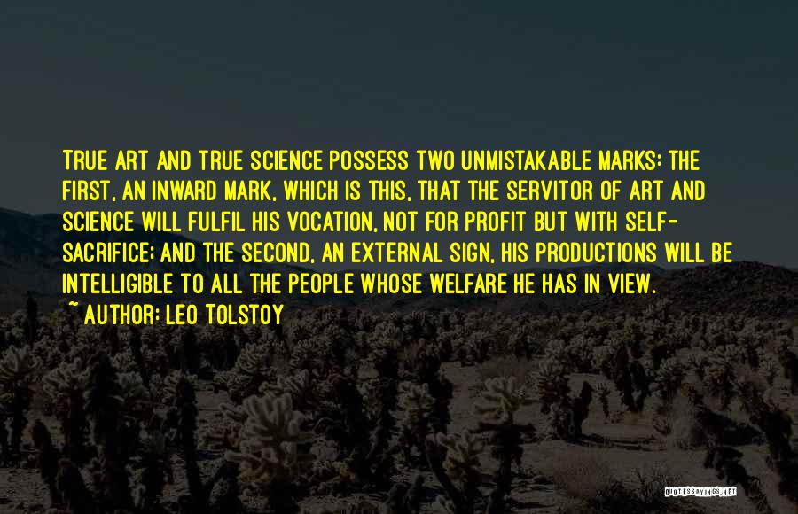 Profit First Quotes By Leo Tolstoy