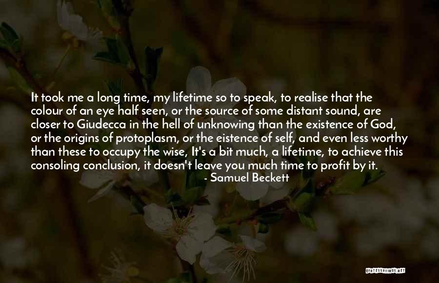 Profit First Quotes By Samuel Beckett